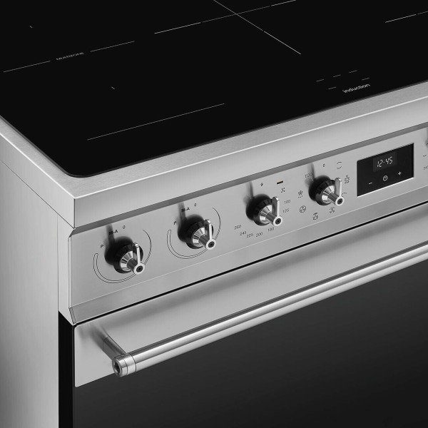 Cuisinière induction Smeg C92IMX2 detail 2