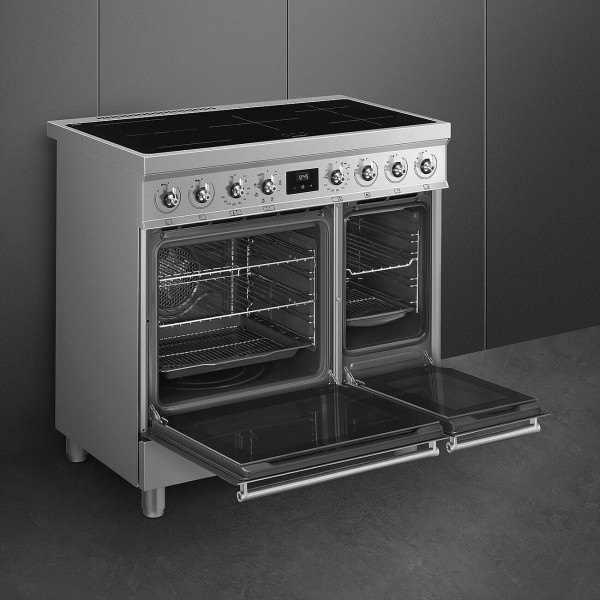 Fornuis inductie kookplaat Smeg C92IMX2 detail 4