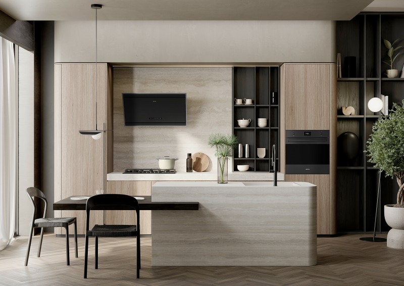 Kookplaat  gas Smeg PX375LMB detail 4