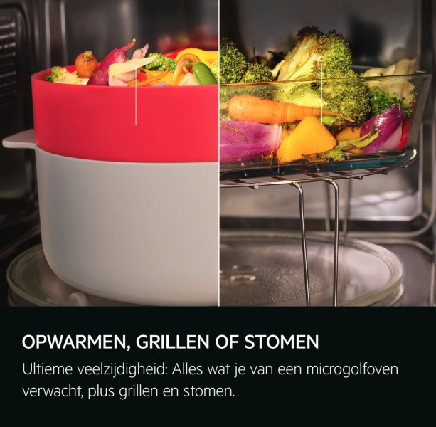 Microgolfoven inbouw zonder grill AEG TB6SM261FB/ZWART detail 3