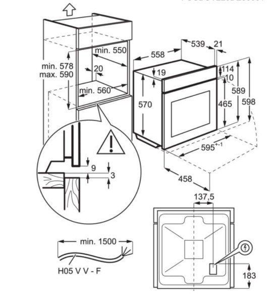 Multifunctie oven AEG OU5AB20WCM/inox detail 2