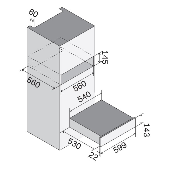 Warmhoudlade Elica PRF0191772 detail 2