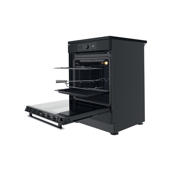 Cuisinière induction Whirlpool WS68IS8APBP/zwart// detail 4