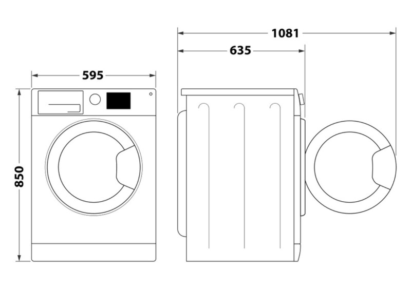 Lave- et sèche-linge combination Whirlpool FFWDD1076258 SV EE detail 7