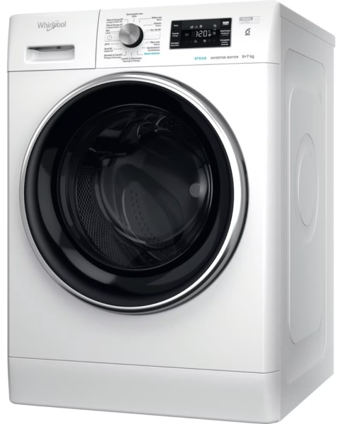 Lave- et sèche-linge combination Whirlpool FFWDB 976258E BCV BE/was en droog detail 1