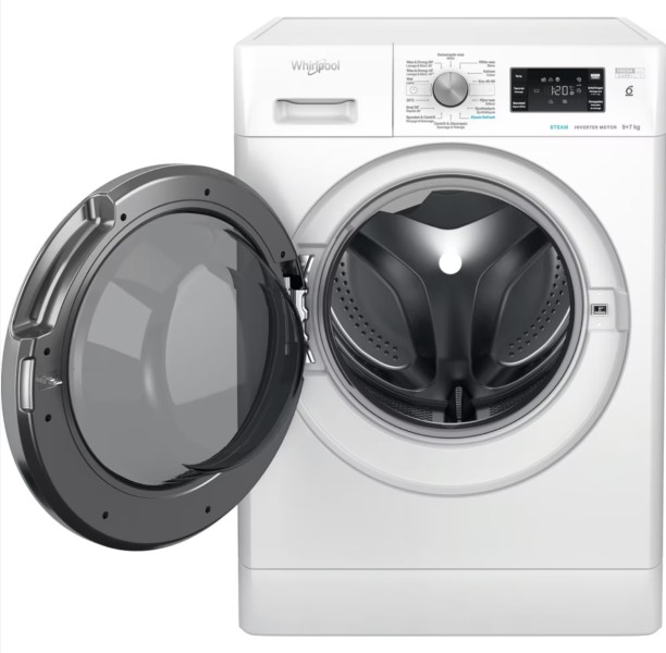 Lave- et sèche-linge combination Whirlpool FFWDB 976258E BCV BE/was en droog detail 2