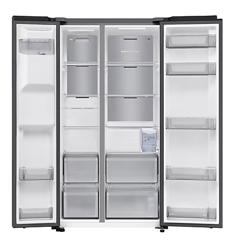 Side/Side + 3 en 4 deurs Samsung RS70F65KEFEF/ZWART/waterreservoir detail 2