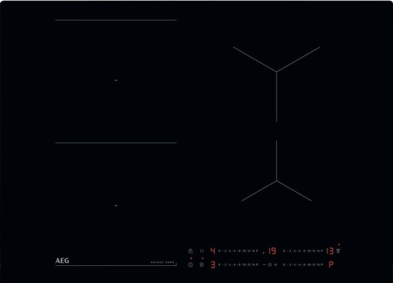 Taque de cuisson induction AEG TO74IB00CB vooraanzicht