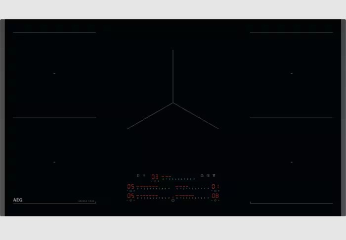 Taque de cuisson induction AEG TK95IN00FB vooraanzicht