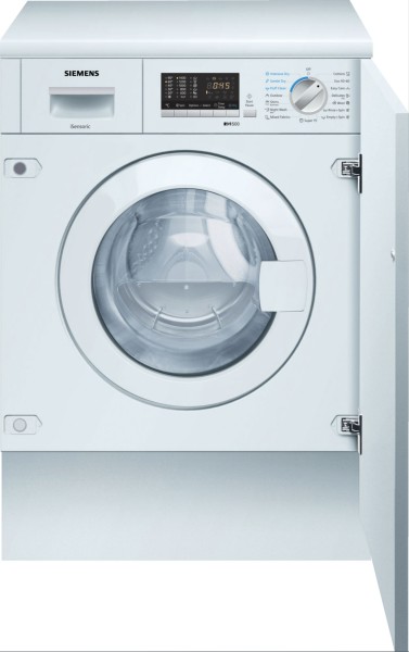 Lave- et sèche-linge combination encastrable Siemens WK14D543EU/was droog vooraanzicht