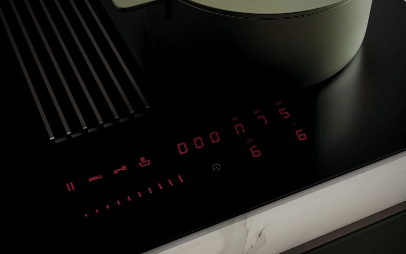 Taque de cuisson avec hotte intégrée Novy 1871 / Novy Easy 65 detail 2