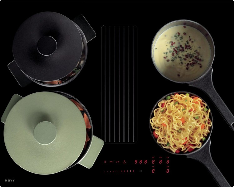 Taque de cuisson avec hotte intégrée Novy 1871 / Novy Easy 65 detail 3