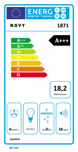 Kookplaat met ingebouwde dampafzuiging Novy 1871 / Novy Easy 65 detail 7