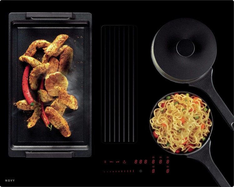 Kookplaat met ingebouwde dampafzuiging Novy 1881 / Novy Easy 65 detail 4