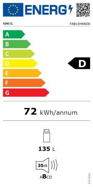Frigo Smeg FAB10HRRD6 detail 5