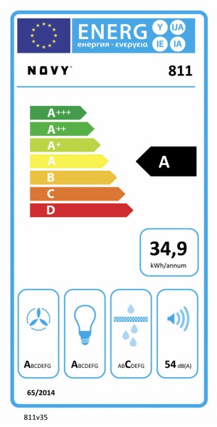 Hotte groupe aspirant Novy 811 / Novy Mini Pure'line detail 2