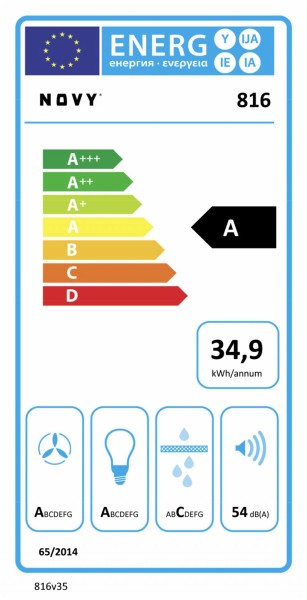 Hotte groupe aspirant Novy 816 / Novy Mini Pure'line detail 2