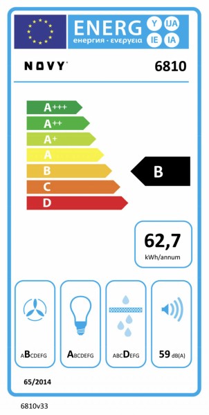Hotte groupe aspirant Novy 6810 / Novy Pureline compact detail 6