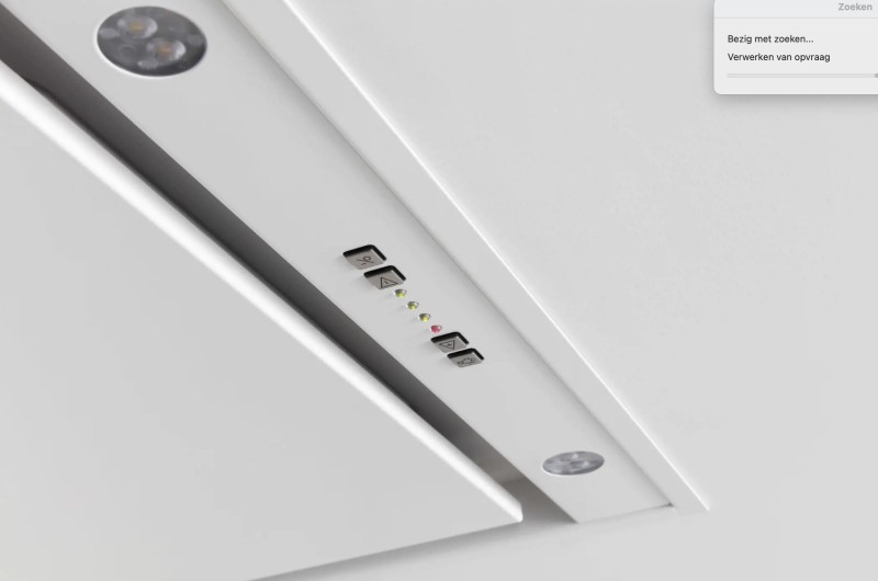 Dampkap inbouwgroep Novy 6831 / Novy Pure'line met verlichting detail 3