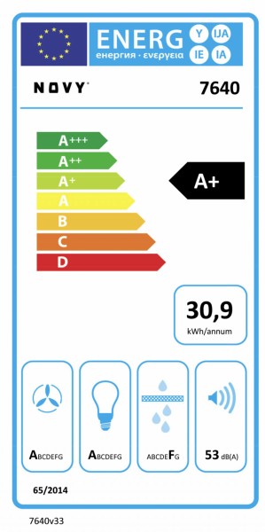 Hotte îlot Novy 7640 / Novy Flatline detail 3