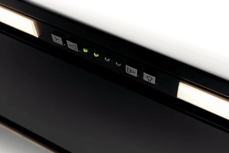 Hotte groupe aspirant Novy 26082 / Novy Crystal ZWART detail 2