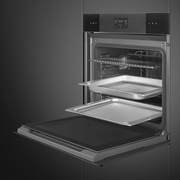 Combi : four + vapeur Smeg SO6102S3PB3 / ZWART detail 2