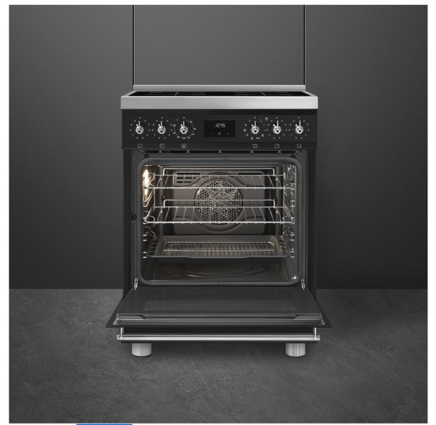 Fornuis inductie kookplaat Smeg C6IPMBM2 detail 1