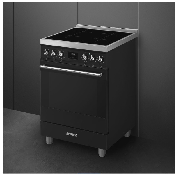 Fornuis inductie kookplaat Smeg C6IPMBM2 detail 2
