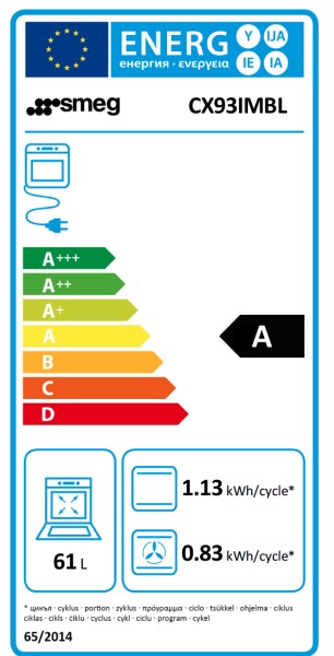 Fornuis inductie kookplaat Smeg CX93IMBL/ZWART detail 5