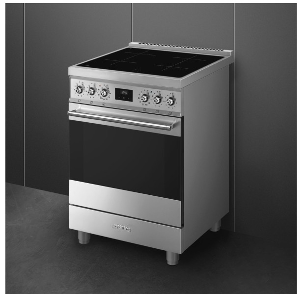 Fornuis inductie kookplaat Smeg C6IPXM2 detail 2