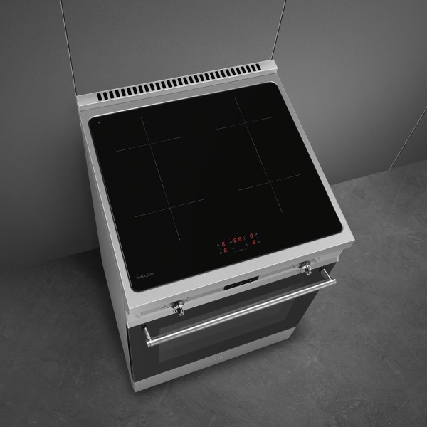 Fornuis inductie kookplaat Smeg C6IPXT2 detail 3