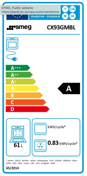 Fornuis gaskookplaat Smeg CX93GMBL detail 4