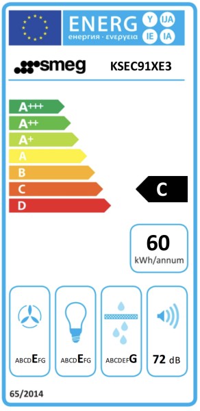 Hotte classique/ à visière Smeg KSEC91XE3 detail 2