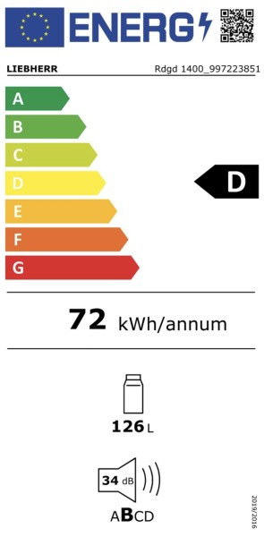Frigo Liebherr RDGD140020 detail 5