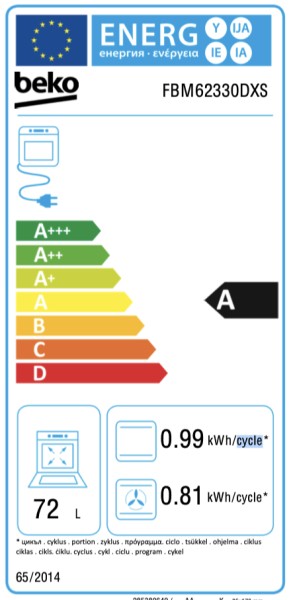 Cuisinière avec taque de cuisson au gaz Beko FBM62330DXS detail 3