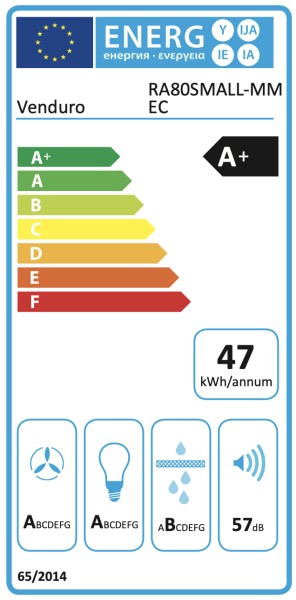 Hotte aspirante sans moteur Venduro RASMALL110ZM/RVS detail 1
