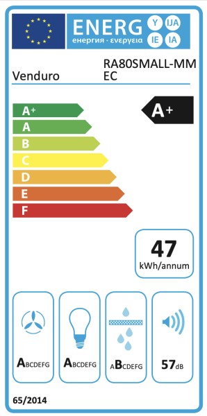 Hotte aspirante sans moteur Venduro RASMALL110ZM/WIT detail 1