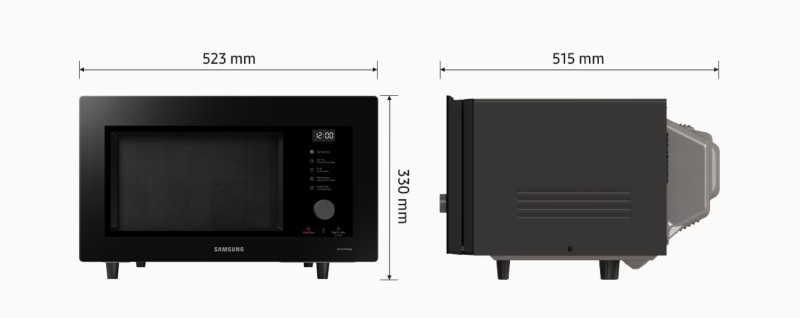 Micro-ondes pose-libre Samsung MC32DB7746KCE1/zwart detail 3