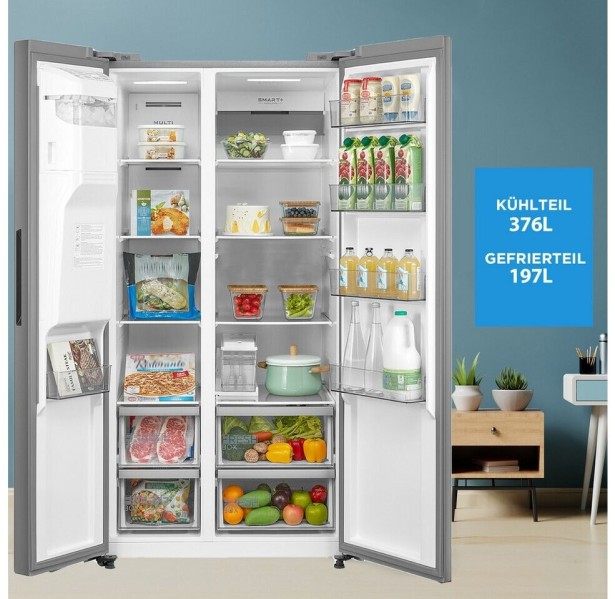 Side/Side + 3 en 4 deurs Midea MDRS761MYC46 detail 1