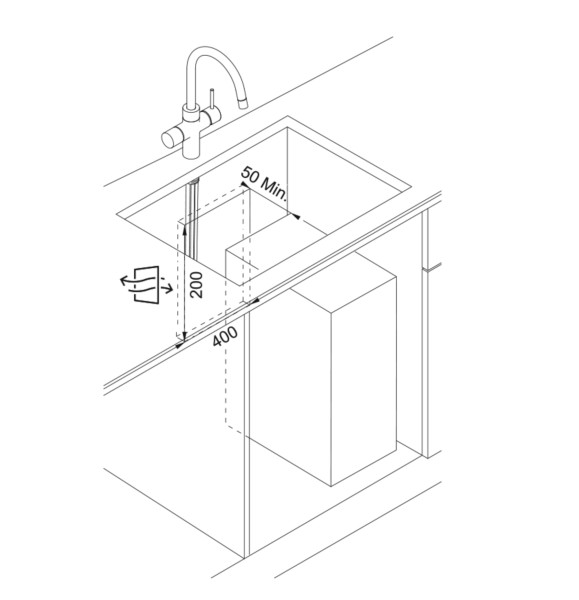 Multifunctionele kraan Franke 302278 detail 8