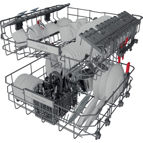 Vaatwasser volledig integreerbaar 60cm Whirlpool WIO3T141P detail 3