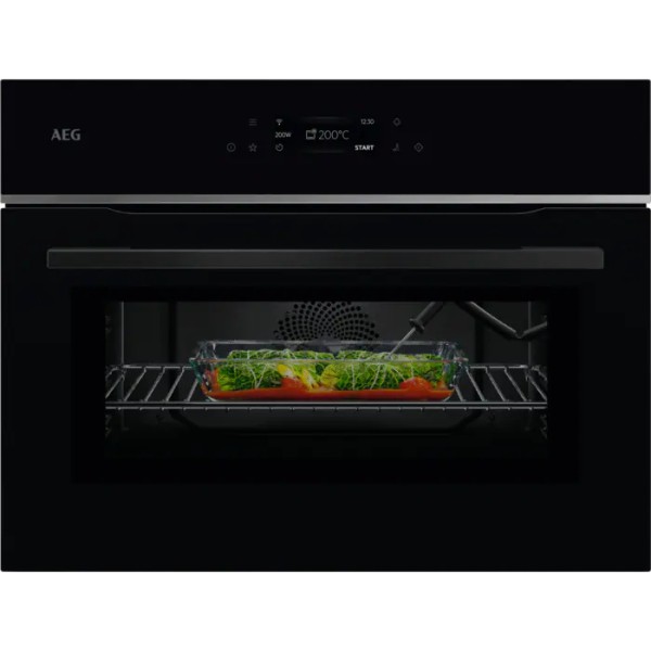 Combi : four + micro-ondes AEG TK8NK601B/zwart vooraanzicht