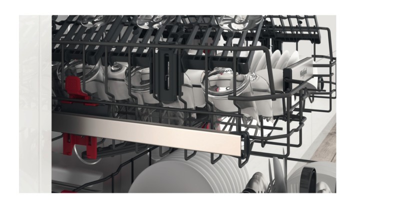 Vaatwasser volledig integreerbaar 60cm Whirlpool WIO3T141PS detail 3
