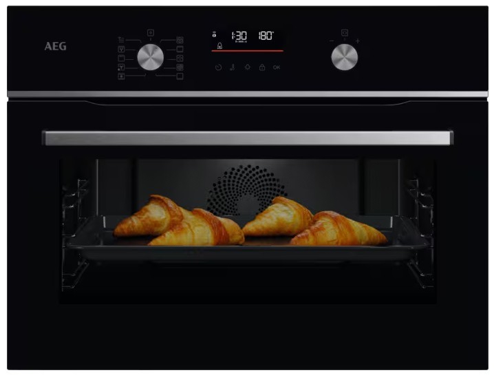 Four air pulsé/multifonction AEG OA5NK40WB/ZWART vooraanzicht