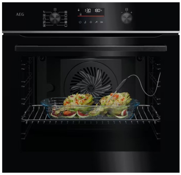 Multifunctie oven AEG TA5PB53FAB/zwart vooraanzicht