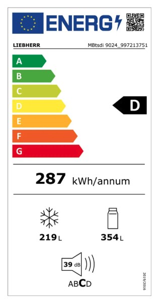 Side/Side + 3 et 4 portes Liebherr MBTSDI902420 detail 4