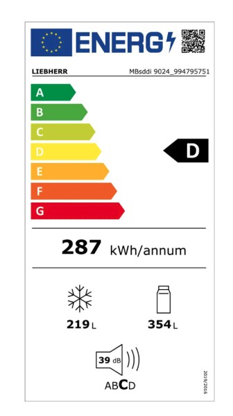 Side/Side + 3 et 4 portes Liebherr MBSDDI902420 detail 4