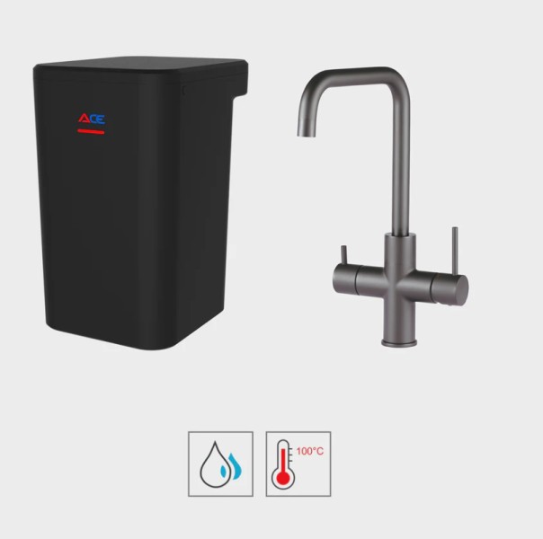 Unito Unito Ace Classic U Gunmetal vooraanzicht