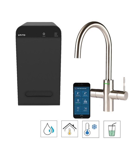 Unito Unito Sparkle Cosmos C RVS vooraanzicht