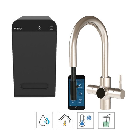 Unito Unito Sparkle Orbit pullout C RVS vooraanzicht